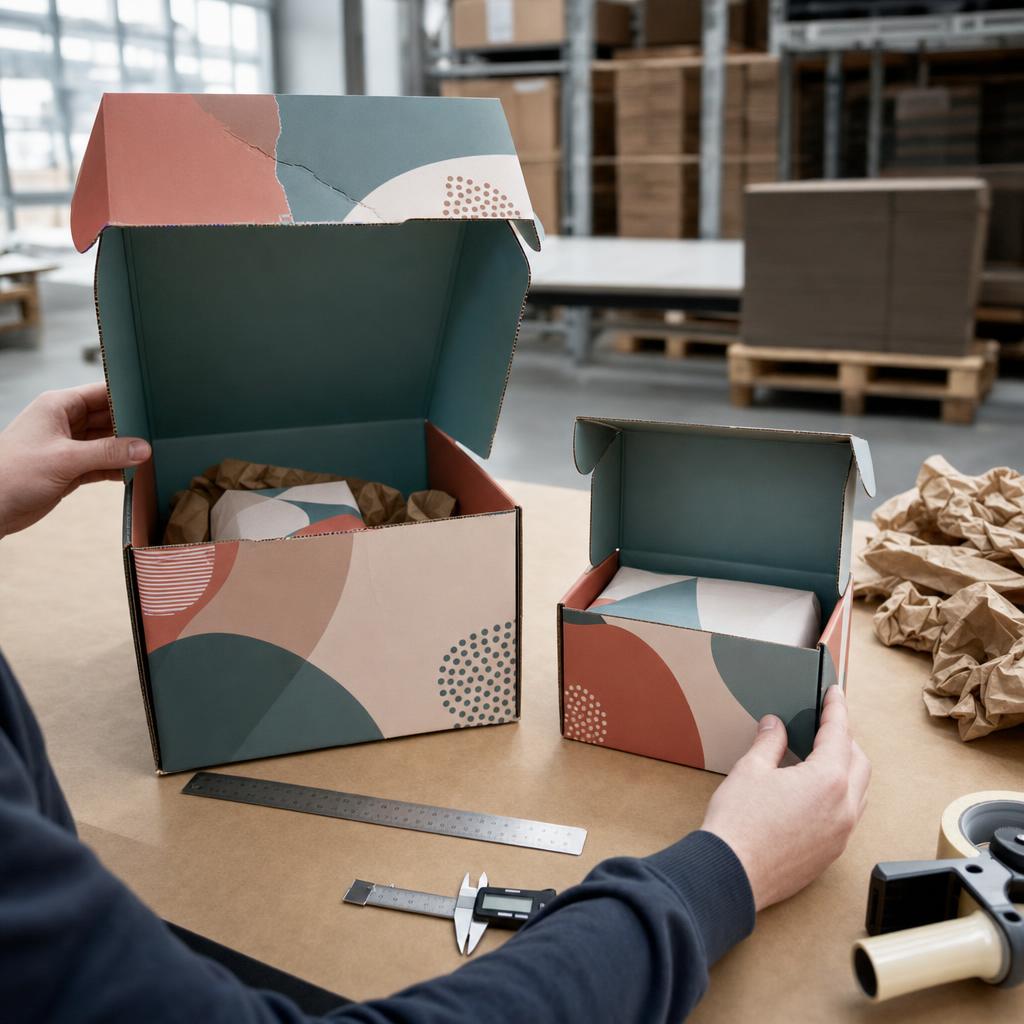 Fouten bij dozen bedrukken voorkomen: bedrukte doos wordt gecontroleerd op ontwerp en kleur